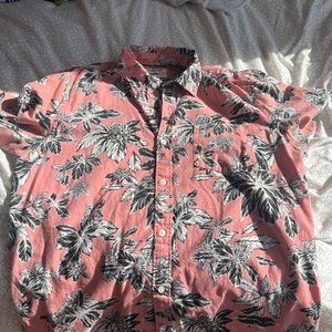 Pink Floral button up
